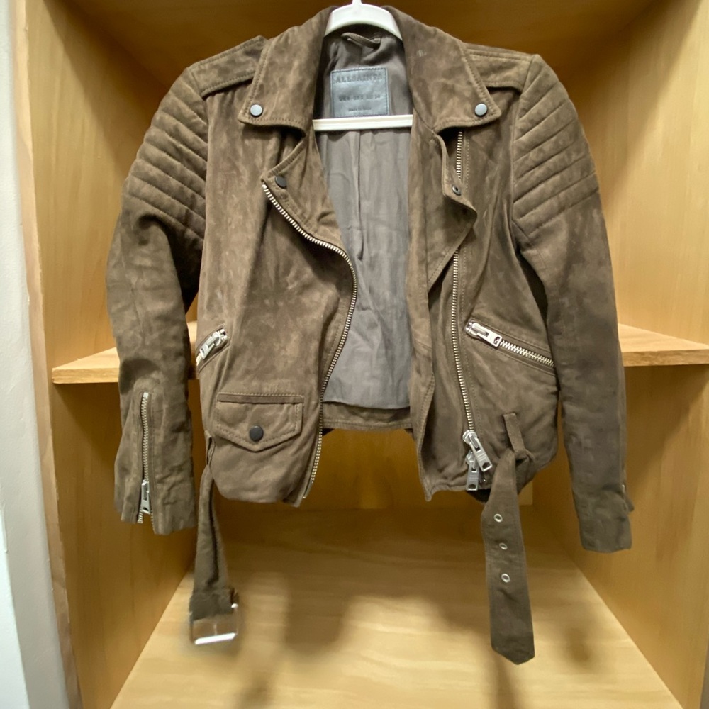 ALLSAINTS Suede Jacket